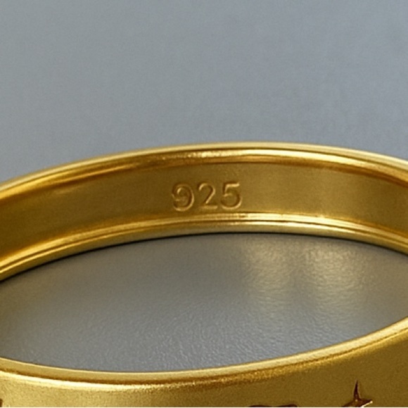 14k Gold Vermeil Celestial Ring - Picture 13 of 13